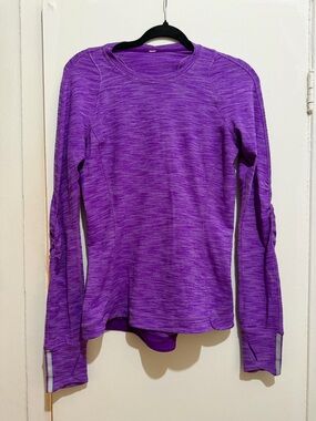lululemon athletica Purple Long Sleeve Crew Top